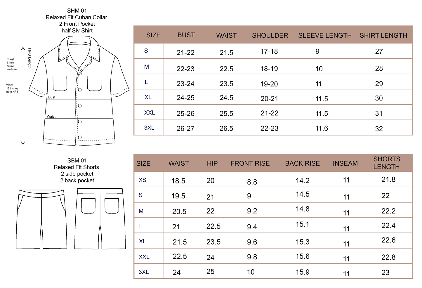 Essential White - Solid - Half Sleeve Relaxed Fit Men's co-ord set