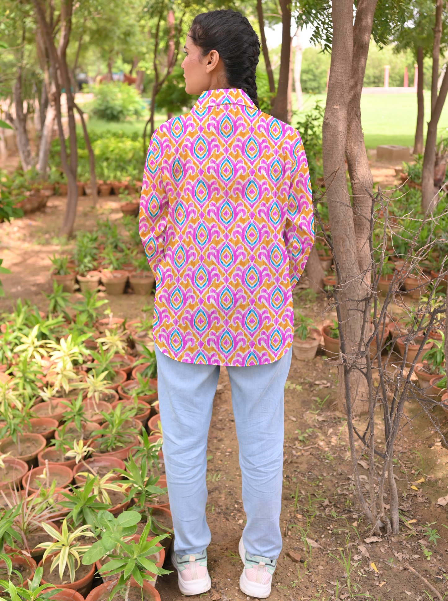 Turtle Mesh-Women Free Spirit Loose Fit shirt