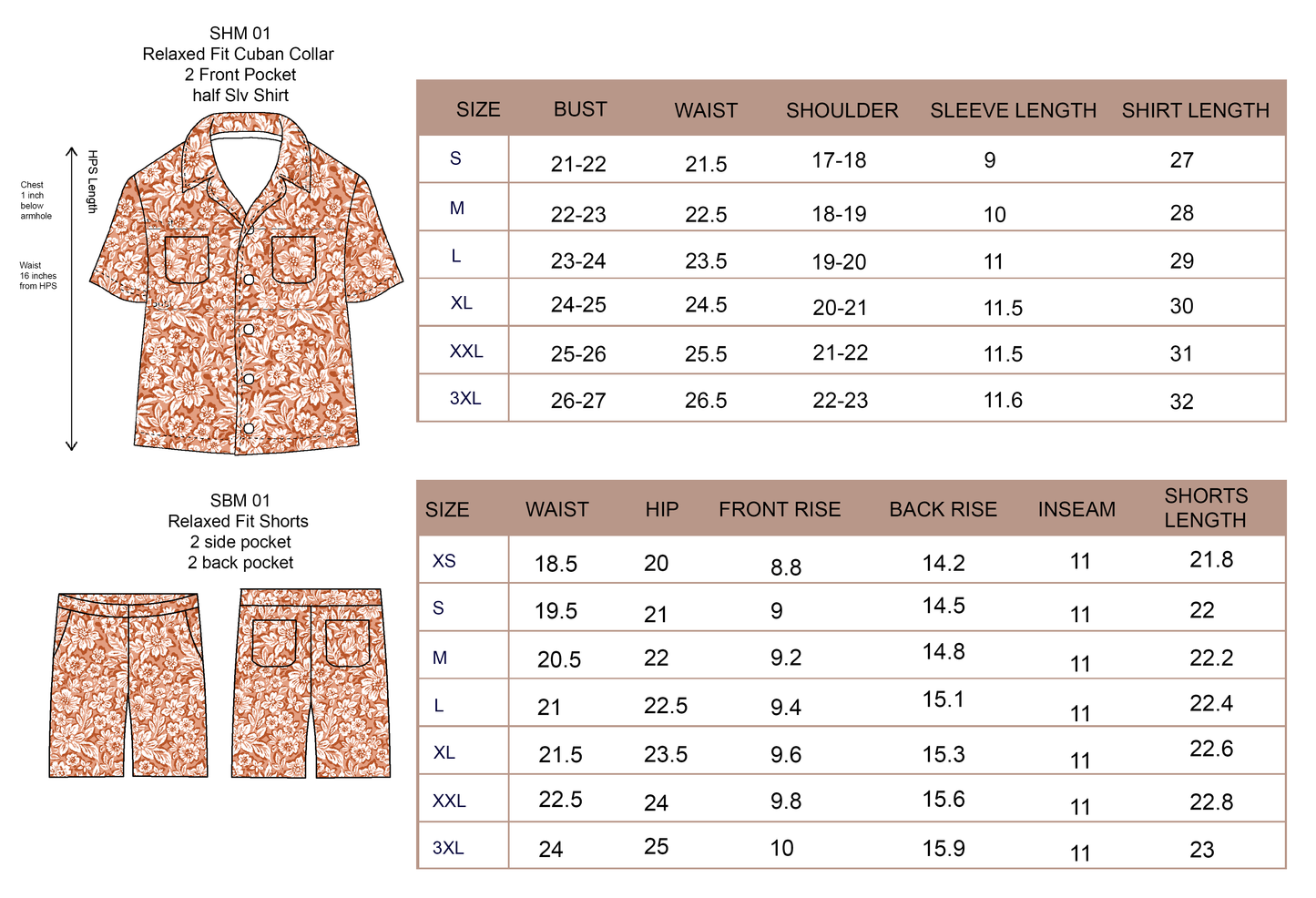 Floweret - Men - Relaxed Fit Co-ord set