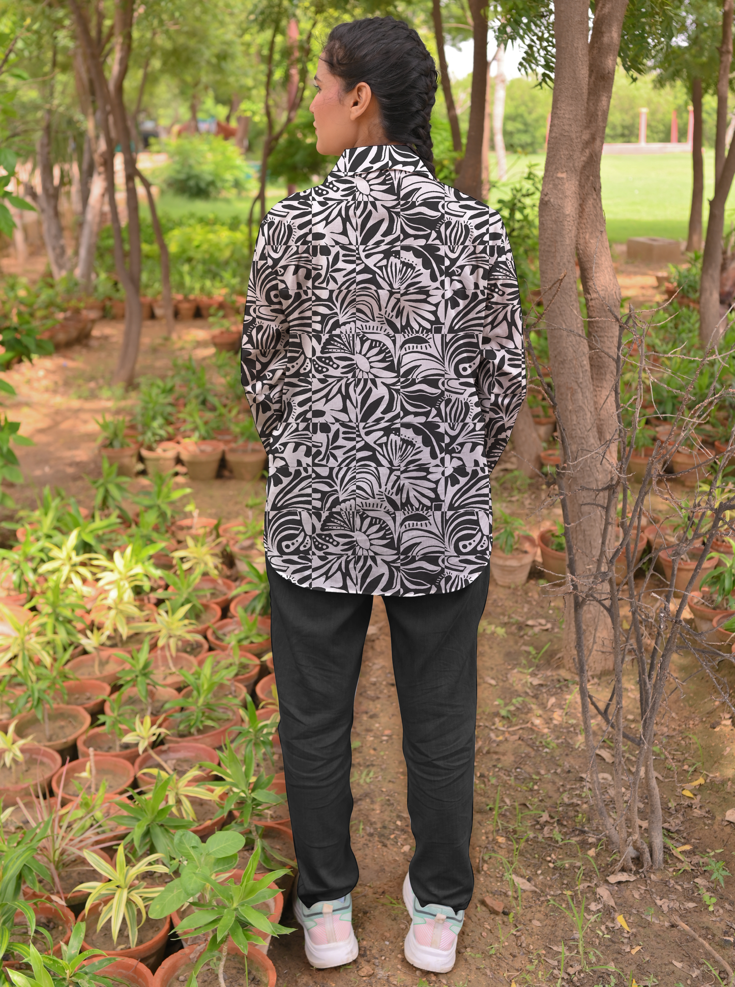 Tropisch-Women Free Spirit Loose Fit full sleeve shirt