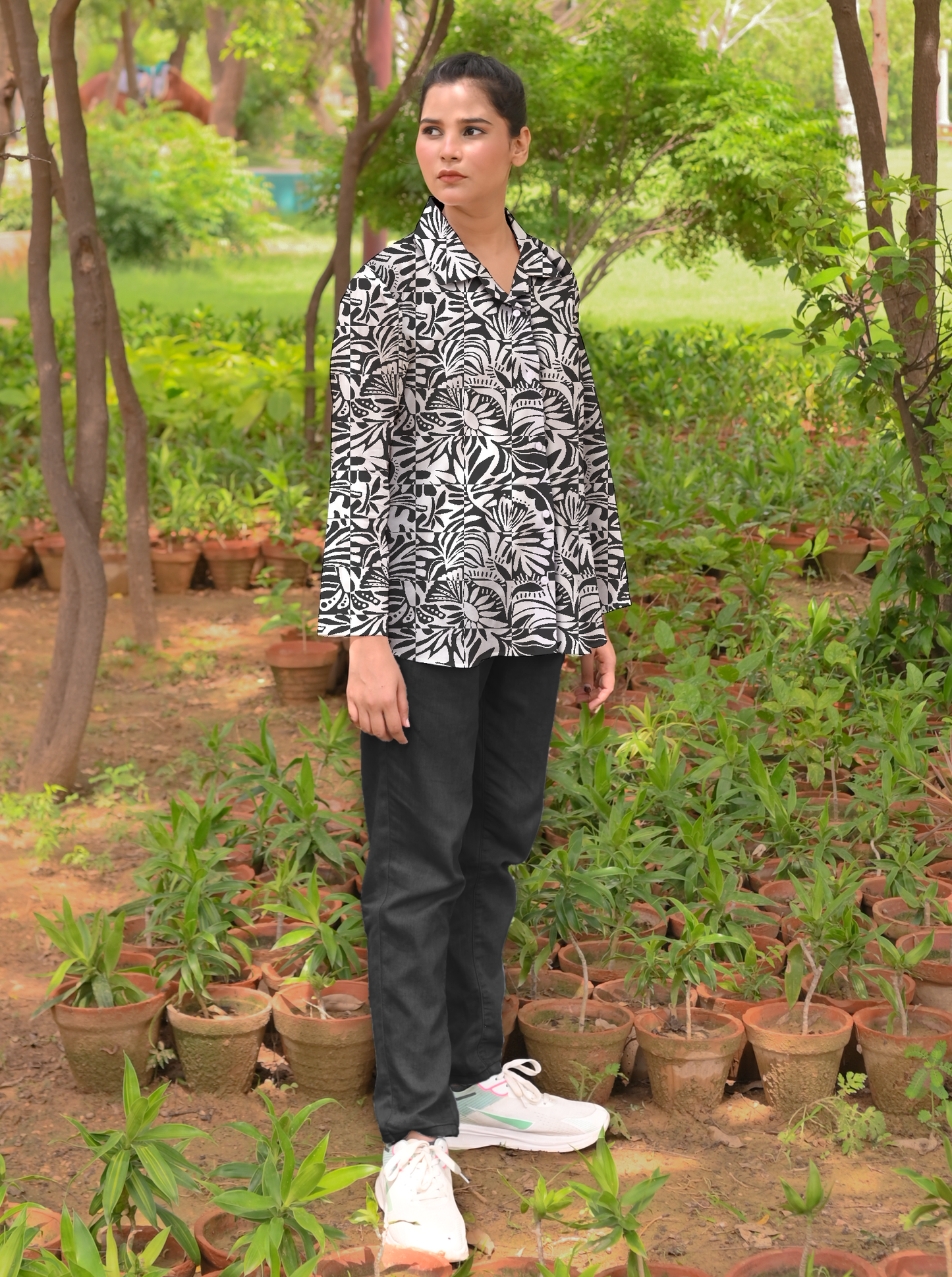 Tropisch-Women Free Spirit Loose Fit full sleeve shirt