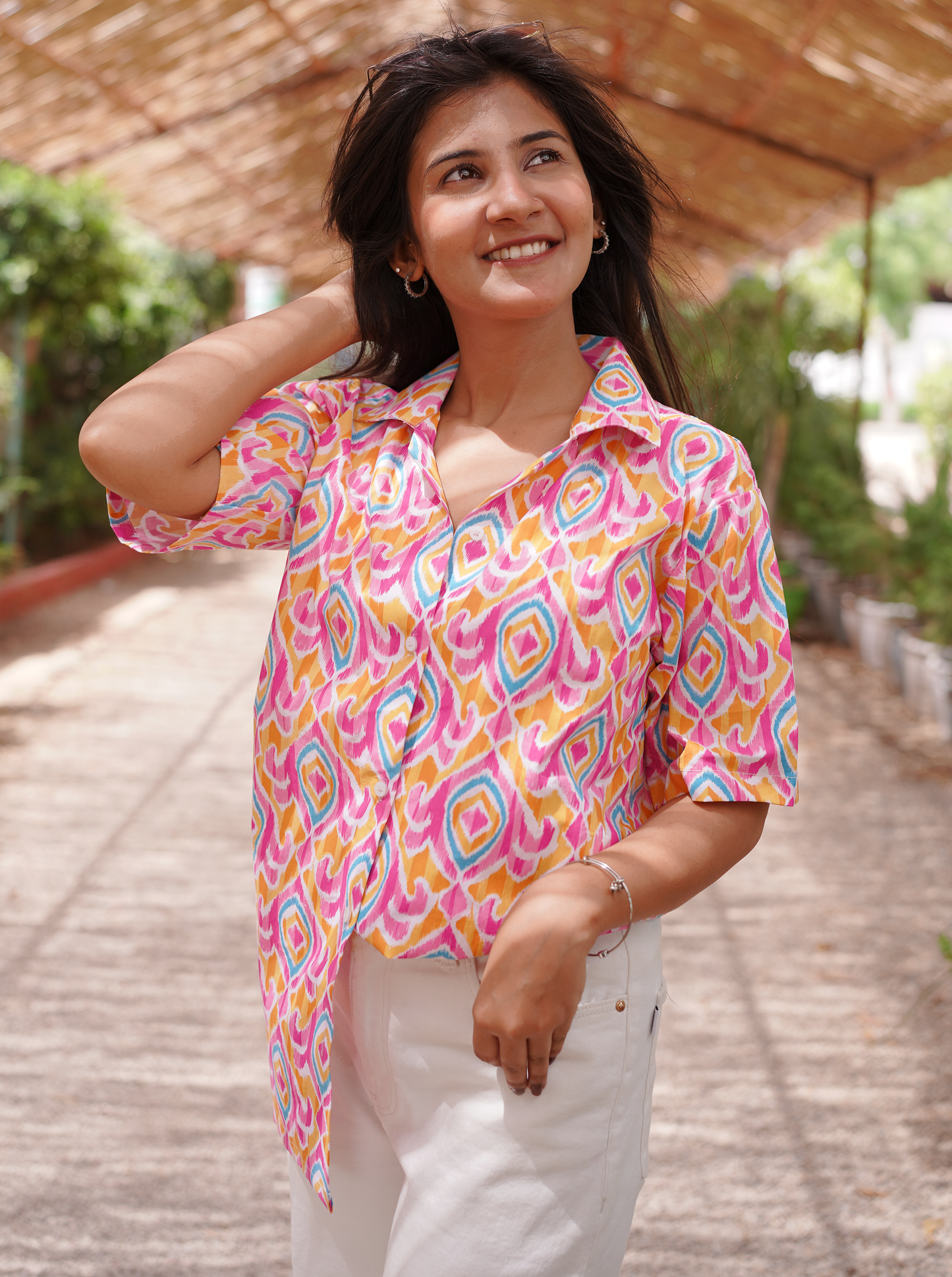 Turtle Mesh -Women Free Spirit Loose Fit shirt