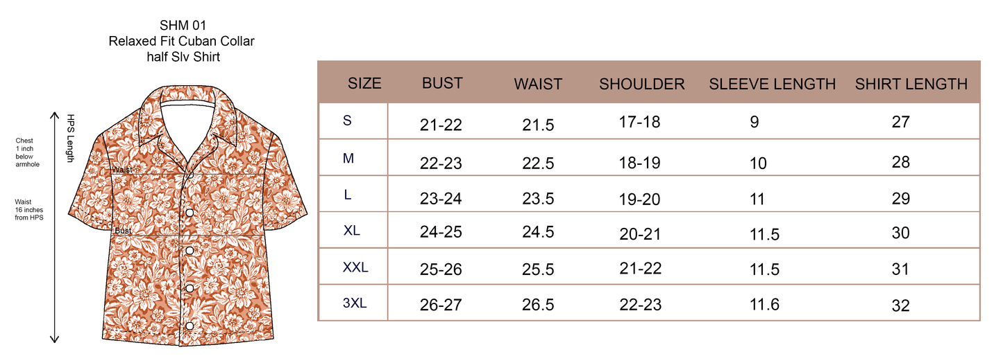 Floweret - Men - Relaxed Fit Shirt